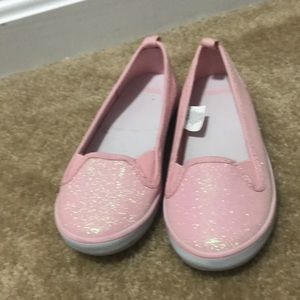 Euc sparkle pink Gymboree slide sneakers